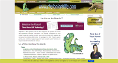 Desktop Screenshot of lezard.cheloniophilie.com