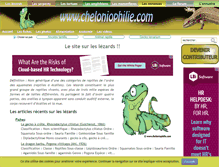 Tablet Screenshot of lezard.cheloniophilie.com